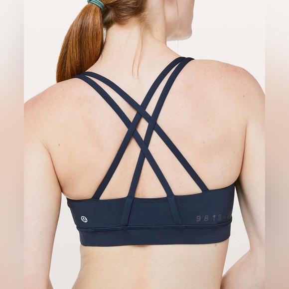 Lululemon Energy Bra *20Y Collection True Navy - Picture 2 of 7